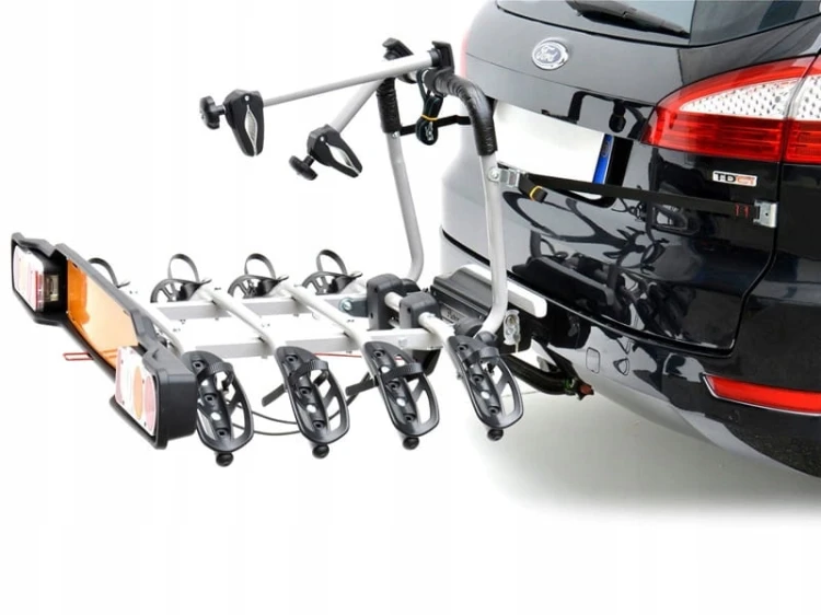 Zestaw bagażnik rowerowy na hak 4R Peruzzo + GP Box 340L