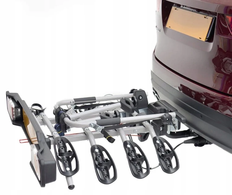 Zestaw bagażnik rowerowy na hak 4R Peruzzo + GP Box 340L