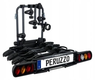 Zestaw Peruzzo GP box oraz bagażnik rowerowy Peruzzo Como 4 Pure Instict