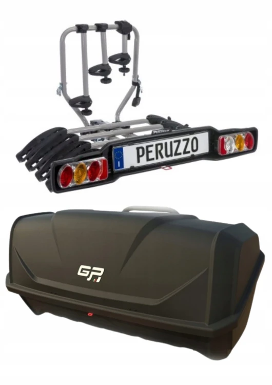 Bagażnik Rowerowy Gp Box Siena 4R Platforma Kufer Uchwyt Na Hak Holowniczy