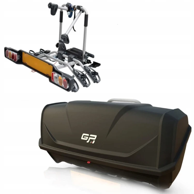 Bagażnik Rowerowy Gp Box I Parma 3 Platforma Kufer Uchwyt Na Hak Holowniczy