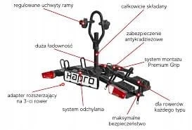 Platforma rowerowa Hapro Atlas Premium XFOLD 2/2R