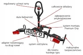 Platforma rowerowa Hapro Atlas Premium XFOLD 1/1R