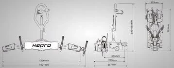 Platforma rowerowa Hapro Atlas Premium XFOLD 1/1R