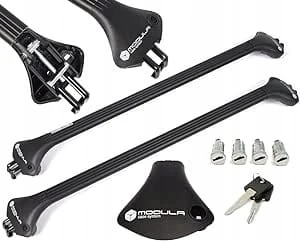 Modula bagażnik bazowy Oval Bar czarny/ zintegrowany