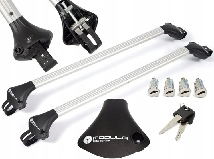 Modula bagażnik bazowy Oval Bar srebrny/ standard