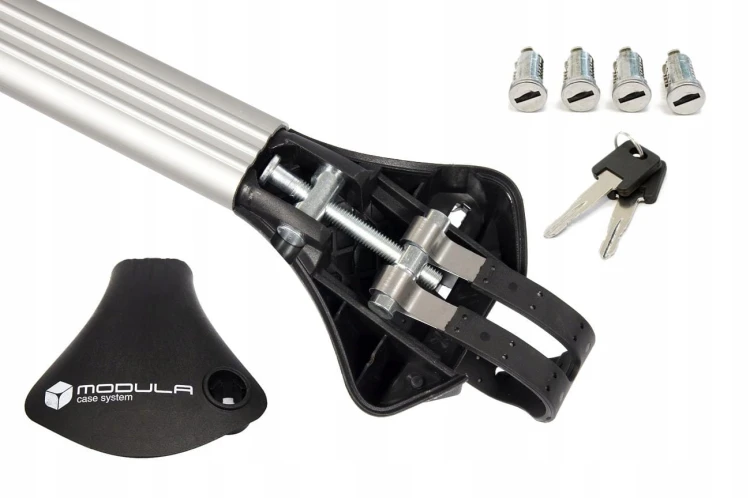 Modula bagażnik bazowy Oval Bar srebrny/ standard