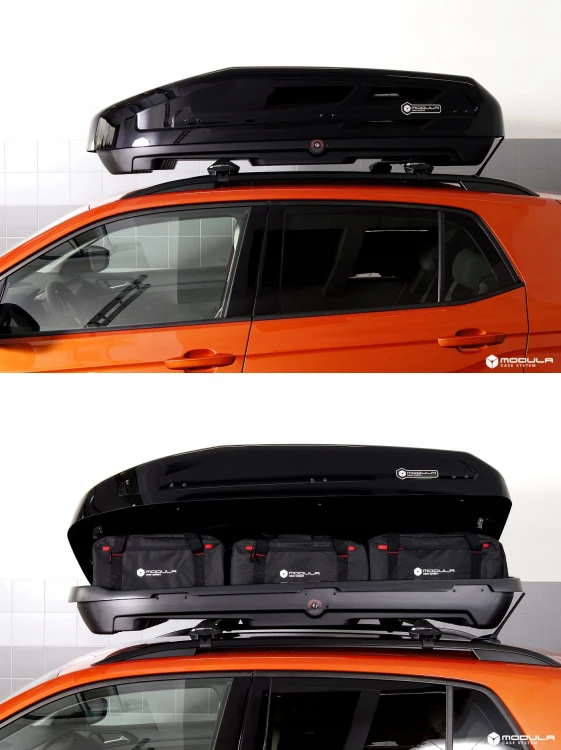 Box dachowy Modula EVO 400L / czarny połysk