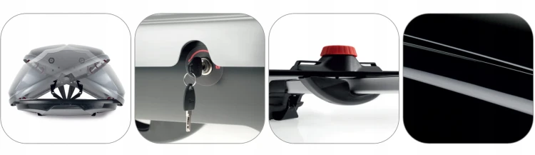 Box dachowy Modula EVO 400L / czarny połysk