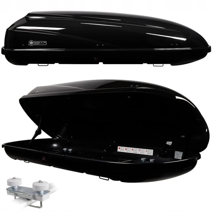 Box dachowy Modula Travel Easy 460/ czarny połysk