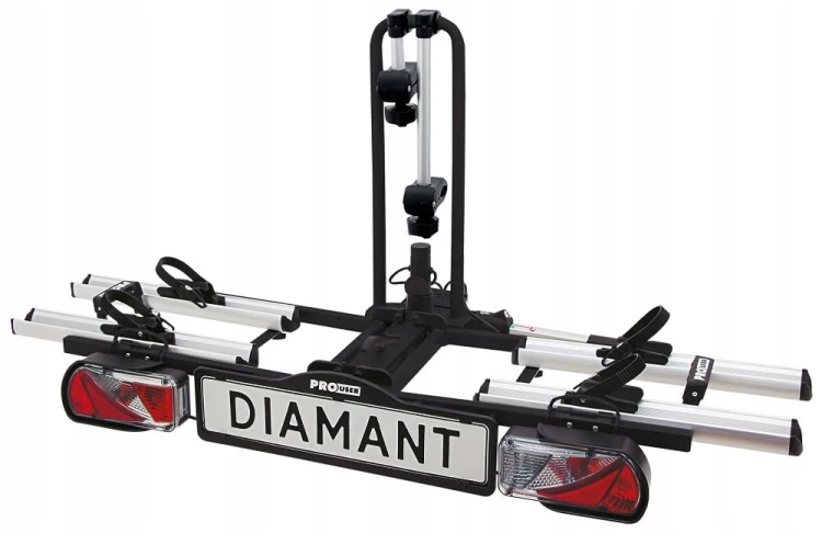 Bagażnik platforma na 2 rowery PROUSER Diamant składany + pokrowiec gratis