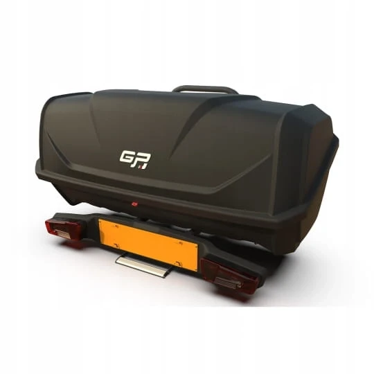 Box na platformę rowerową Peruzzo GP Box, 340 l + bagażnik Peruzzo Parma, na 4 rowery
