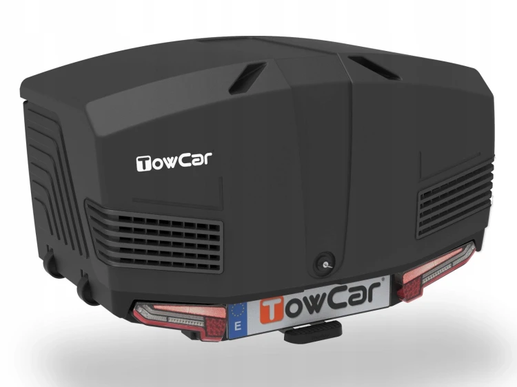 Box na hak TowBox V3, 400 l / czarny