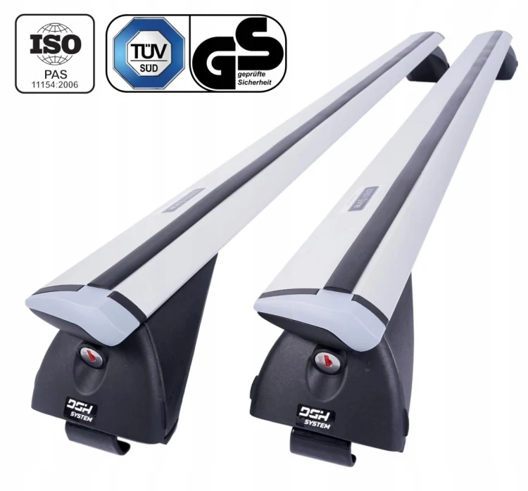 Bagażnik dachowy na relingi zintegrowane/standardowe DGH Easy Line Advanced 120 cm 