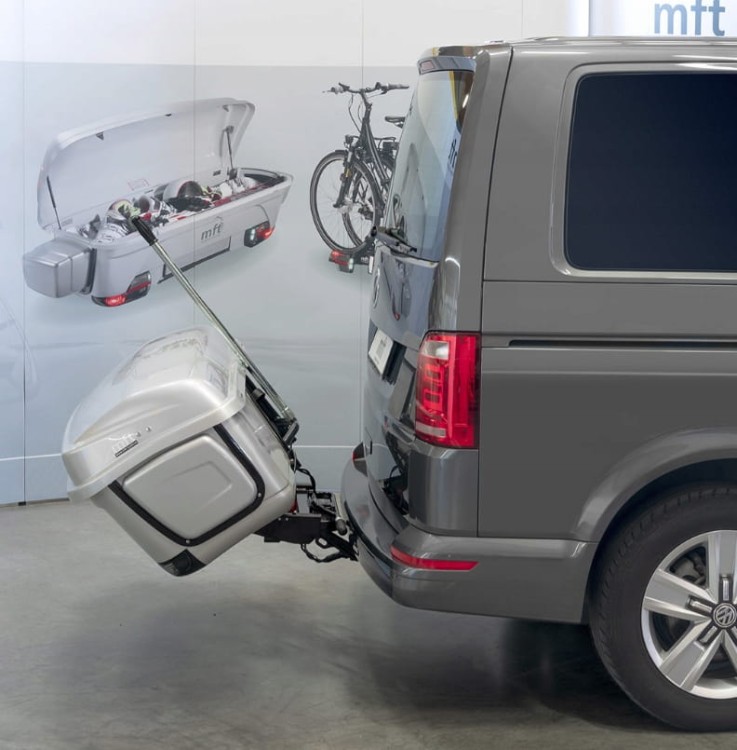 BOX MFT DO VANA NA HAK NARTY DO VW Transporter T4 T5 T6 Viano CZARNY