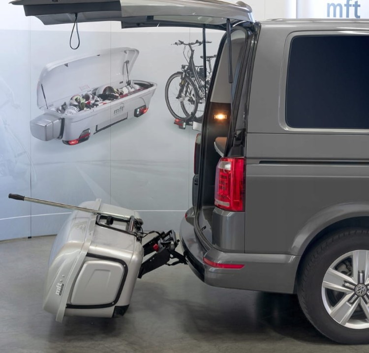 BOX MFT DO VANA NA HAK NARTY DO VW Transporter T4 T5 T6 Viano CZARNY