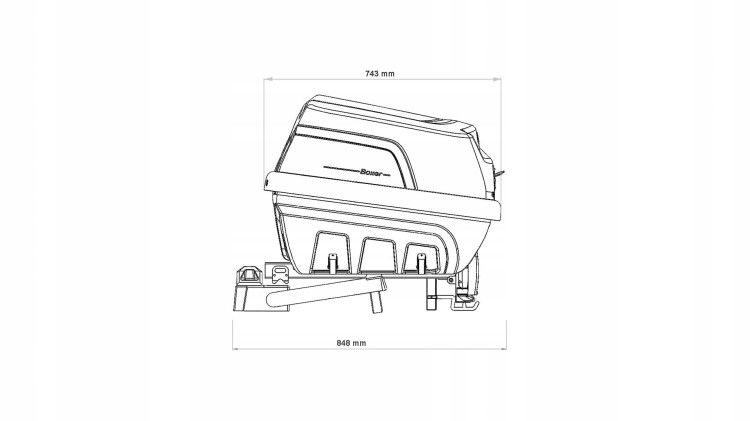 Box Hapro Boxer L /matowa czerń