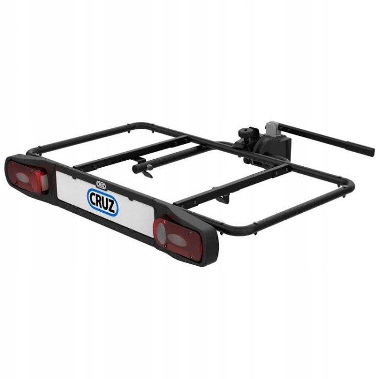 Box na hak Cruz Sector, 400 l / czarny + platforma bazowa