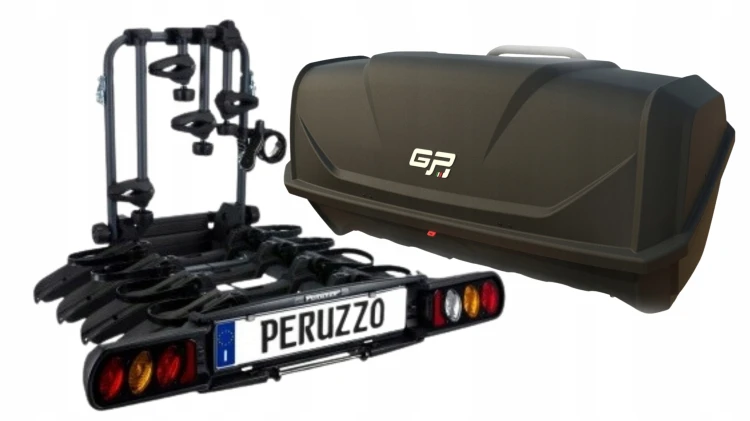  GP BOX PERUZZO SPAZIO +BAGAŻNIK ROWEROWY NA 4 R PERUZZO PURE INSTINCT COMO