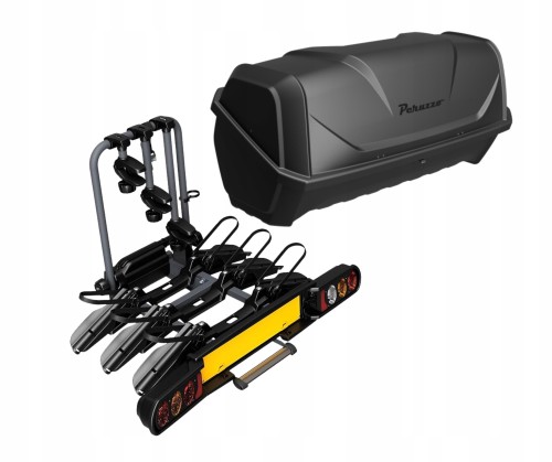 BOX SPAZIO 340L +BAGAŻNIK ROWEROWY NA 3ROWERY PERUZZO PURE INSTINCT COMO 3
