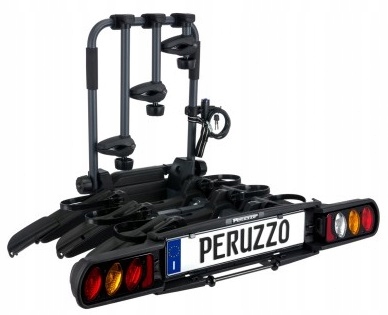 Bagażnik narciarski + Peruzzo GP Box Spazio, 340 l + bagażnik na 3 rowery