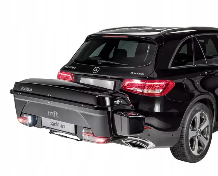 ZESTAW MFT BLACK BOX 300L BOX NA HAK NA 4 PARY NART + BAGAŻNIK NA 3 ROWERY