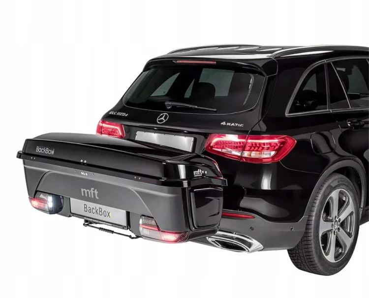 ZESTAW MFT BLACK BOX 300L BOX NA HAK NA 4 PARY NART + BAGAŻNIK NA 3 ROWERY