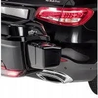 ZESTAW MFT BLACK BOX 300L BOX NA HAK NA 4 PARY NART + BAGAŻNIK NA 3 ROWERY