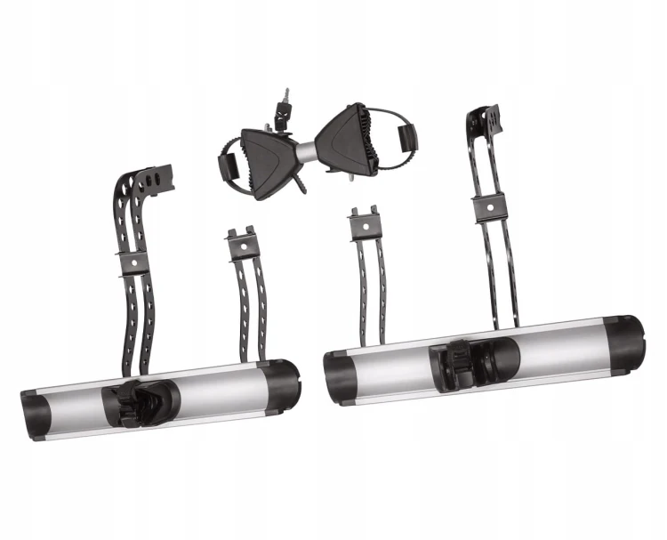 KUFER MFT SREBRNY BOX 300L BOX NA HAK NA 4 PARY NART + BAGAŻNIK NA 4 ROWERY