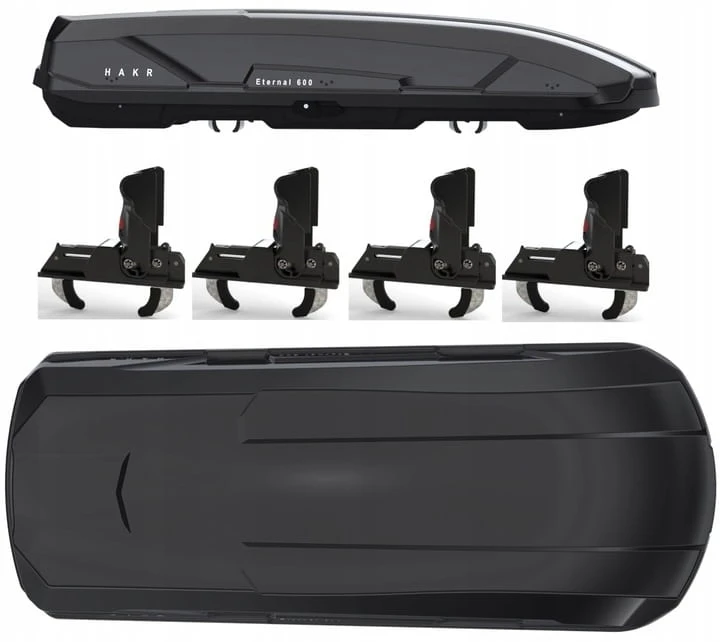 Box na dach Hakr Eternal 600L / czarny